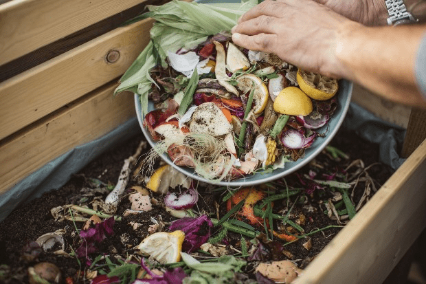 composting eco friendly garden