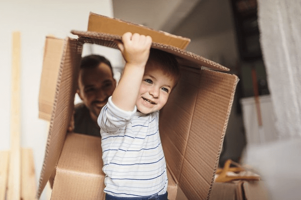 moving house with kids