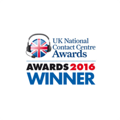 UK National Contact Centre award winner 2016