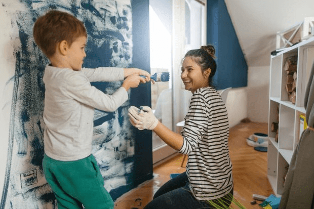 Painting and decorating at home
