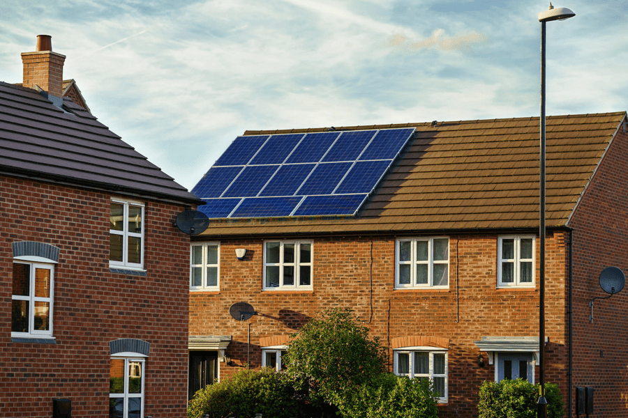 Rooftop solar panels