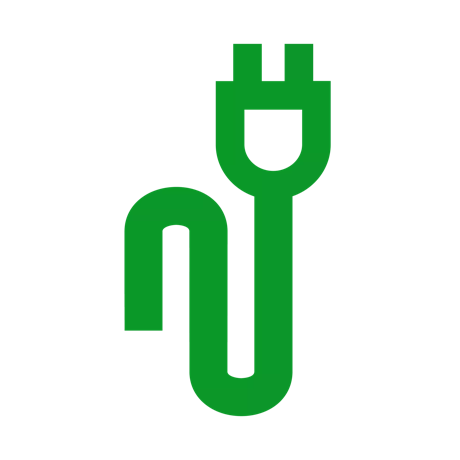 Icon of medium cable length