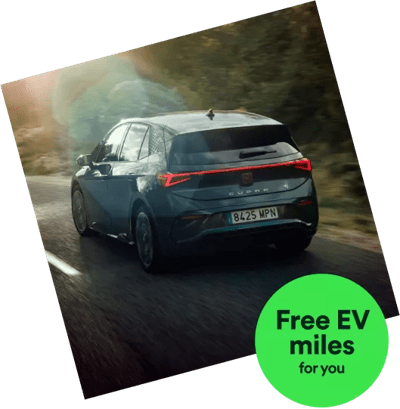 CUPRA with free ev miles