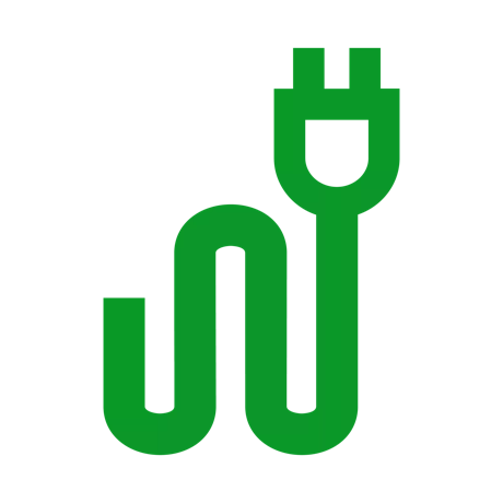 Icon of long cable length