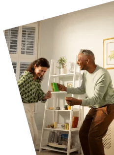 Customer talking to boiler engineer