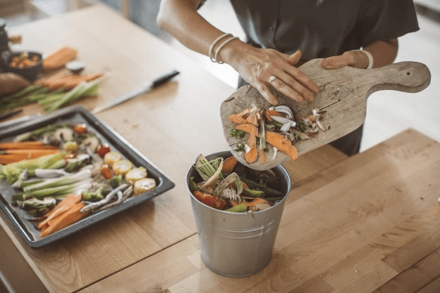Recycling food waste as compost